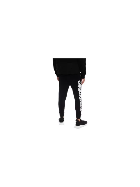 Pantaloni de jogging Dsquared alergare negru