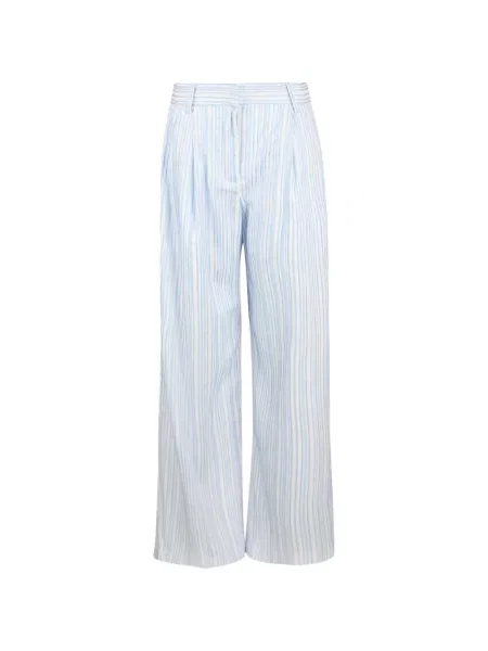 Pantaloni Simkhai cu dungi alb