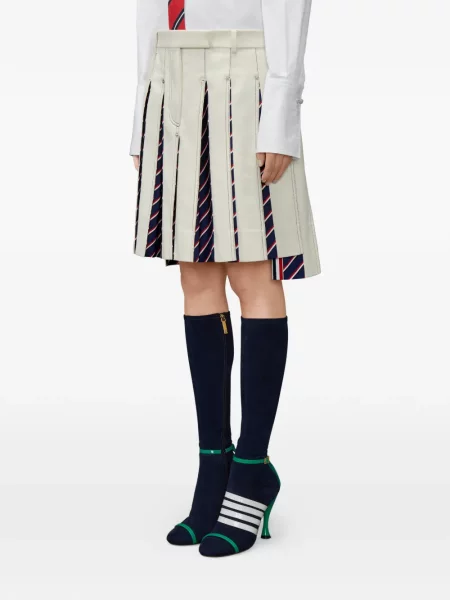 Fustă Thom Browne cu dungi