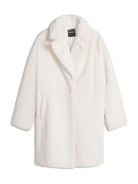 Bershka Palton de iarnă crem