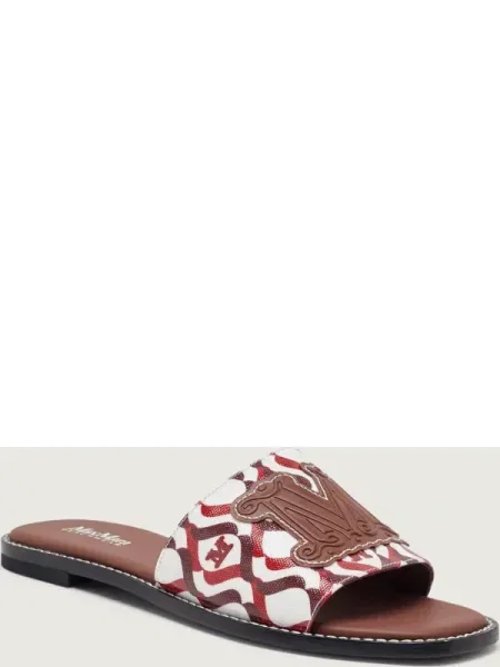 MM Papucs BCHDOVERE bőr hozzáadásával barna