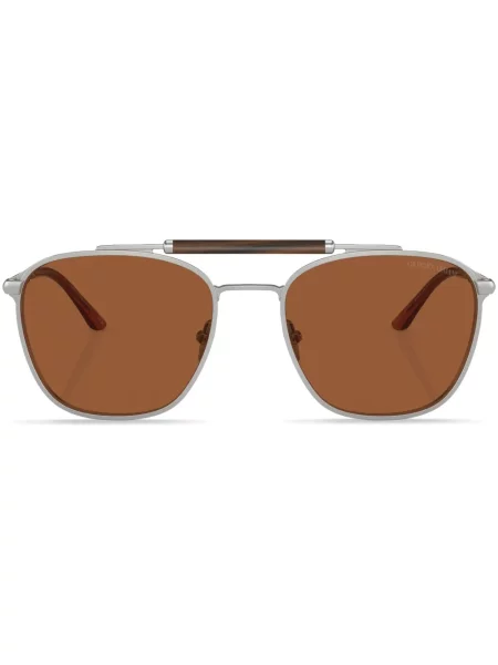 Ochelari de soare Giorgio Armani argintiu