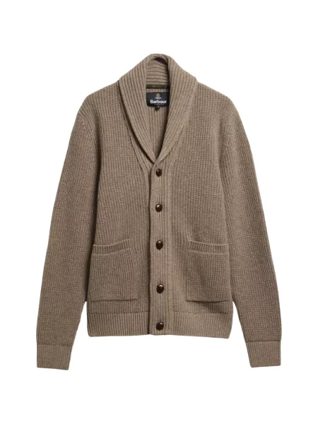 Gulerat cardigan Barbour maro