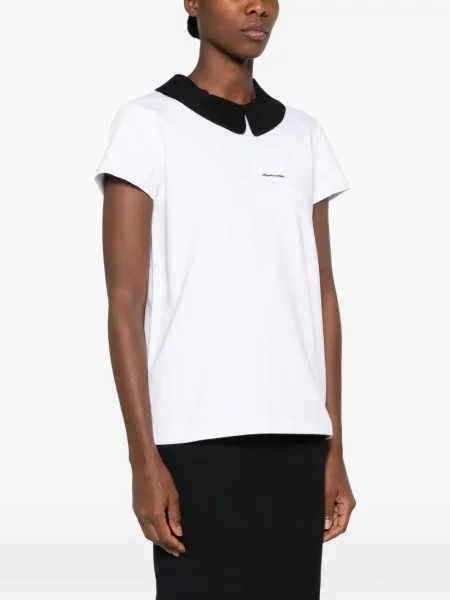 Gulerat tricou N°21 alb