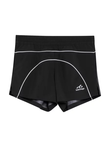 Spodenki sportowe Balenciaga do biegania czarne