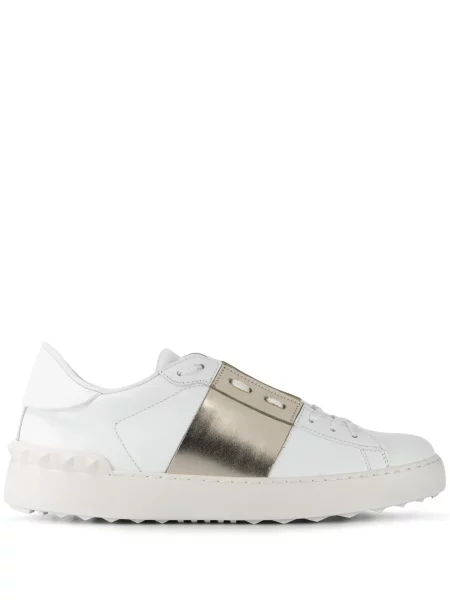Sneakerși Valentino Garavani din piele alb