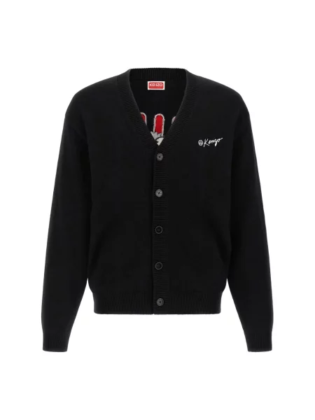 Kardigan Kenzo w tygrysie prążki czarny