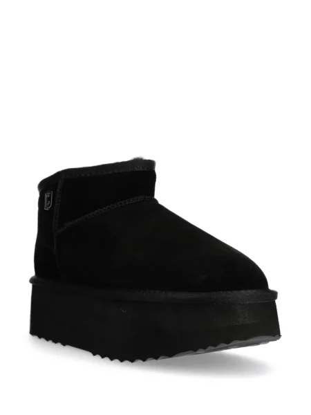 Cizme scurte Liu Jo din piele de căprioară negru