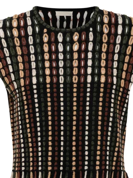 Top Ulla Johnson cu franjuri tricotate negru