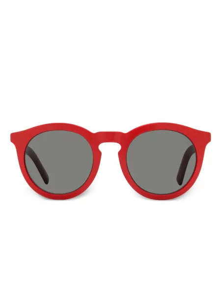 Okulary przeciwsłoneczne Moncler Eyewear czerwone