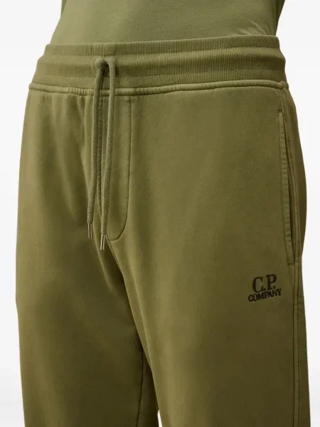 Pantaloni C.p. Company alergare cu cordon verde