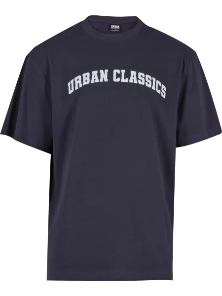 Urban Classics Tricou albastru marin alb