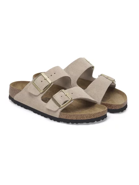Sneakers Birkenstock Arizona Suede Leather Sandcastle EUR 36 beżowe