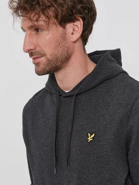 Kapucnis szvetter Lyle & Scott fekete