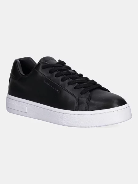 Armani Exchange sneakers din piele negru