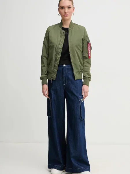 Alpha Industries t-shirt Waisted czarny