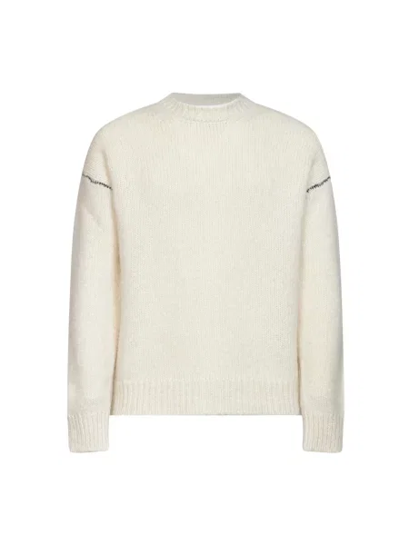 Sweter Roberto Collina biały