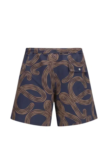 Slip de baie Loewe cu imagine albastru