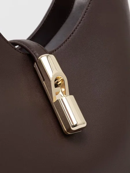 Кожаная сумка хобо Furla