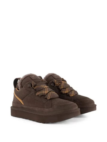 Sneakerși Ugg din piele de căprioară maro