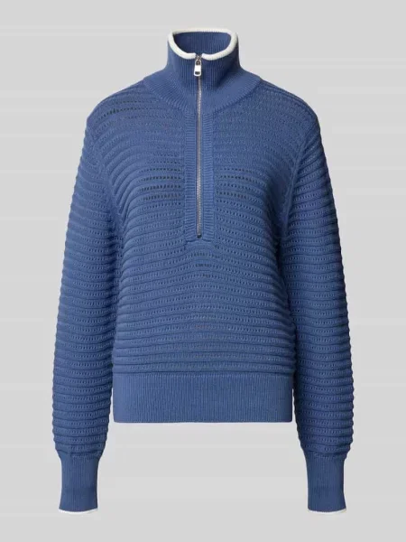 Sweter z dzianiny z zamkiem błyskawicznym model morwenna' Varley