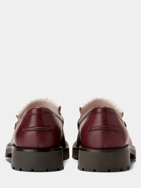 Кожаные лоферы Cole Haan бордовые
