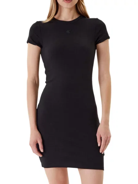 Obleka mini obleka Calvin Klein črna