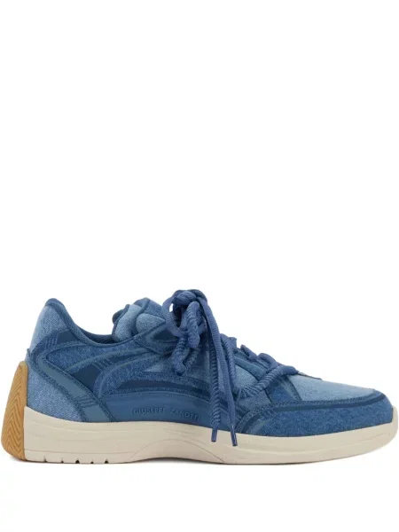 Sneakerși Giuseppe Zanotti cu șireturi din dantelă albastru