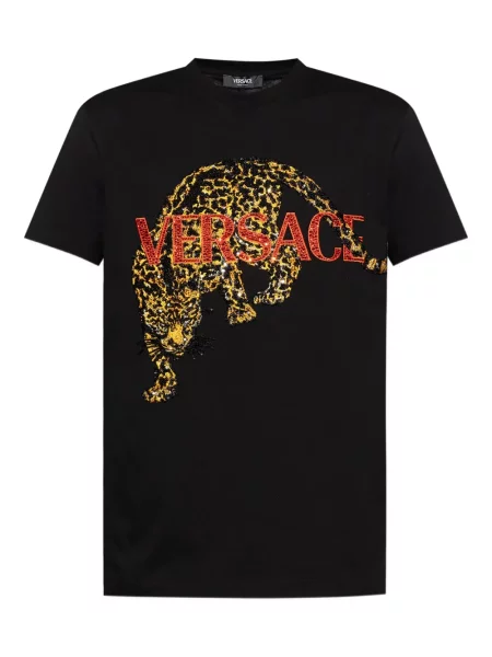 Tricou Versace cu paiete negru