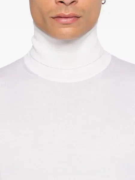 Lung pulover Zegna alb