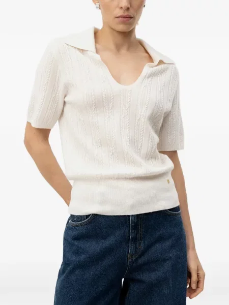 Gulerat tricou polo Hugo tricotate