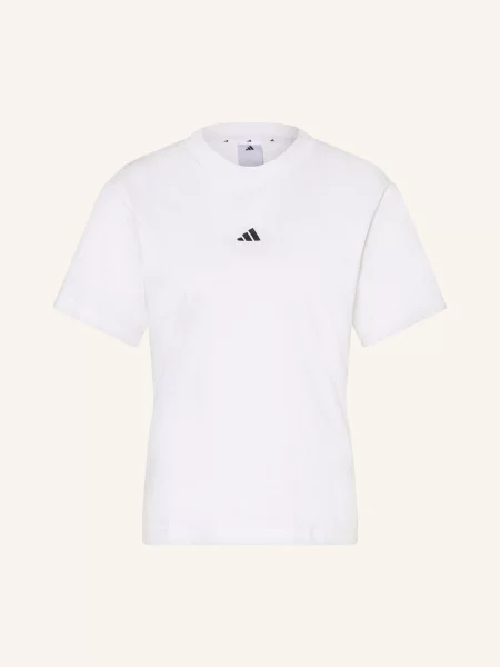 Adidas Koszulka Essentials Small Logo weiss biała