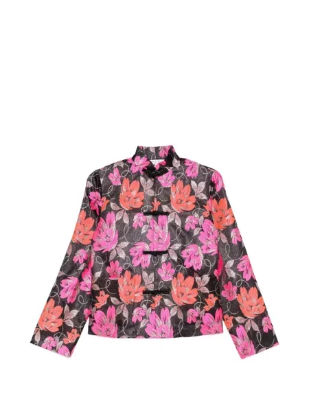 Geacă Comme Des Garçons cu model floral negru