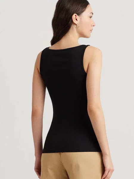 Топ Lauren Ralph Lauren чорний