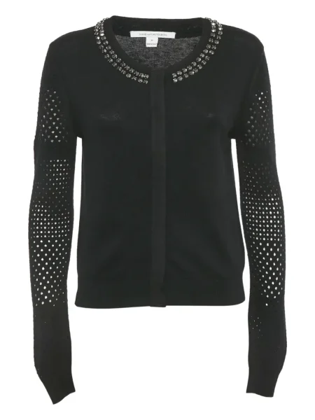 Cardigan Dvf Diane Von Furstenberg cu tepi negru