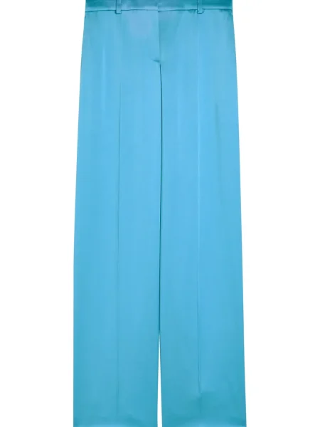 Pantaloni Stella Mccartney plisate albastru