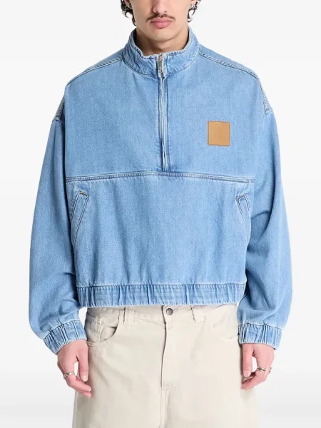 Geacă de blugi Calvin Klein albastru