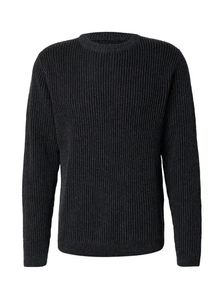 JACK & JONES Pulover JJEDOVER' negru