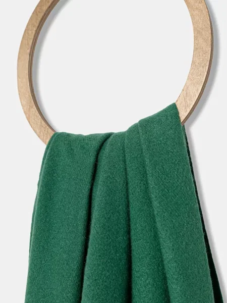 Шарф з шерстю Answear.LAB однотонна зелений