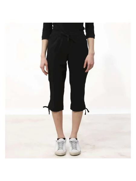Pantaloni Deha cu cordon negru