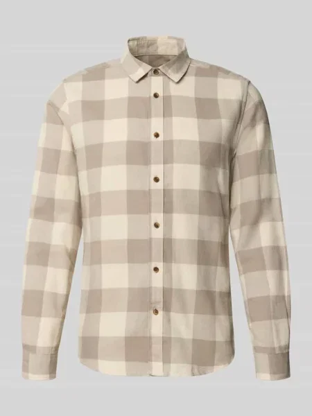Koszula casualowa o kroju slim fit z czystej bawełny model GUDMUND' Only & Sons biała