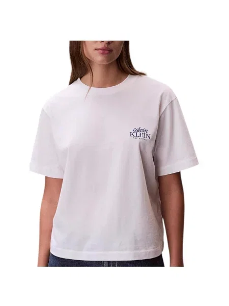 Calvin Klein Jeans Tričko modrá biela