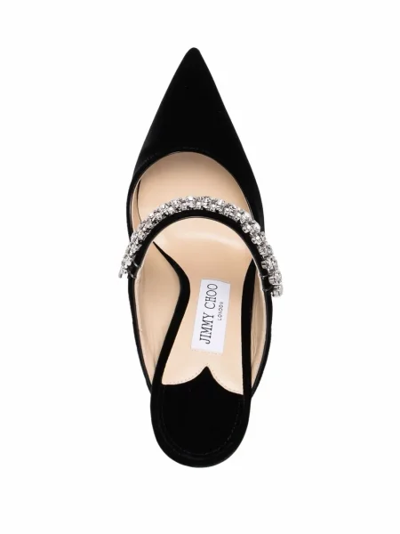 Papuci tip mules Jimmy Choo negru