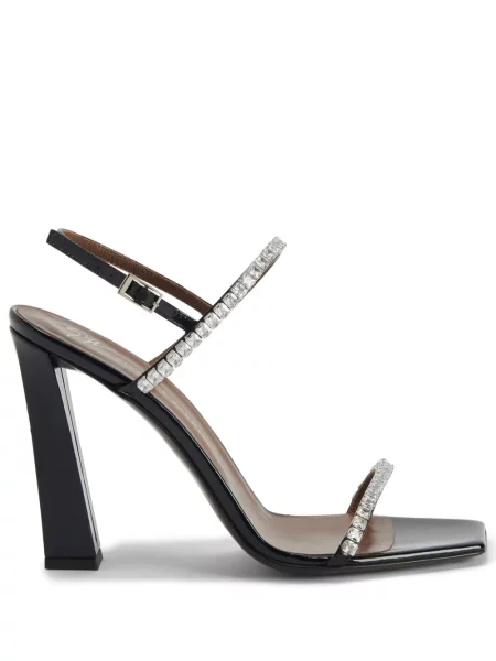 Sandale Giuseppe Zanotti de cristal negru