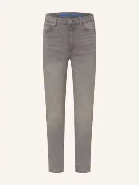 Hugo Blue Skinny Džíny Malu dark grey šedé