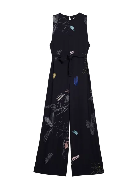 Desigual Salopetă Art Floral negru