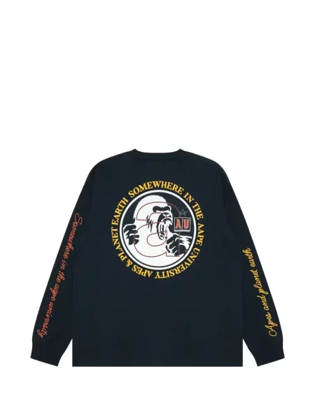 Μακρύς μπλούζα Aape By *a Bathing Ape® με σχέδιο μπλε