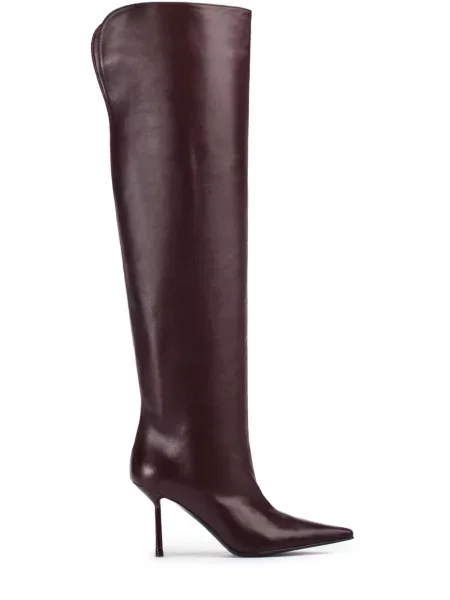 Botine Le Silla din piele roșu