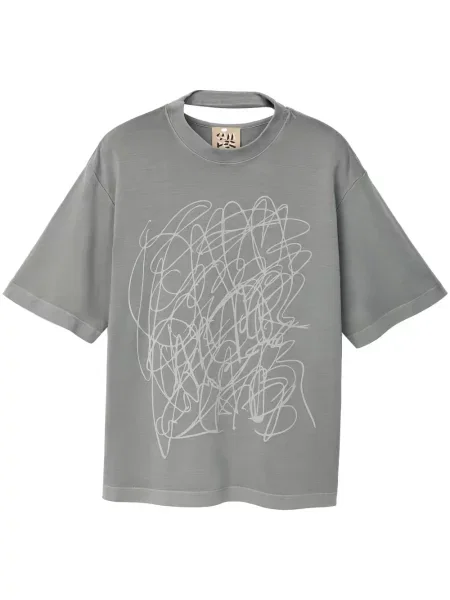 Koszulka Camperlab z nadrukiem szara