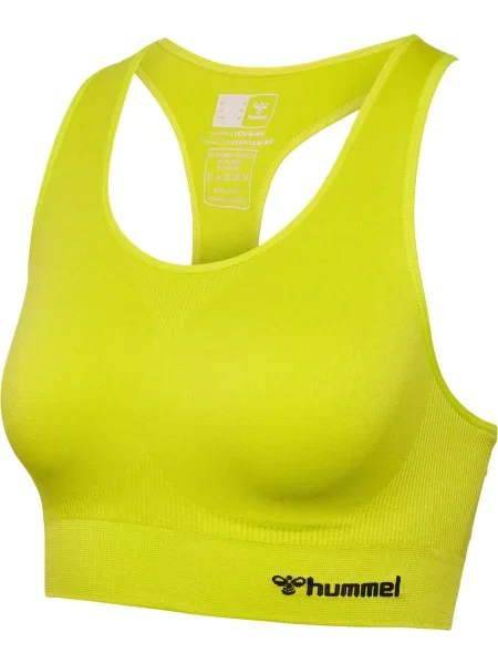 Stanik fitness cardio Hummel hmltif żółty
